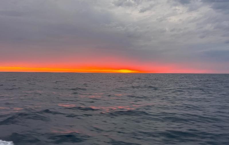 Sunset on the Ocean - Ocean Isle Beach Fishing